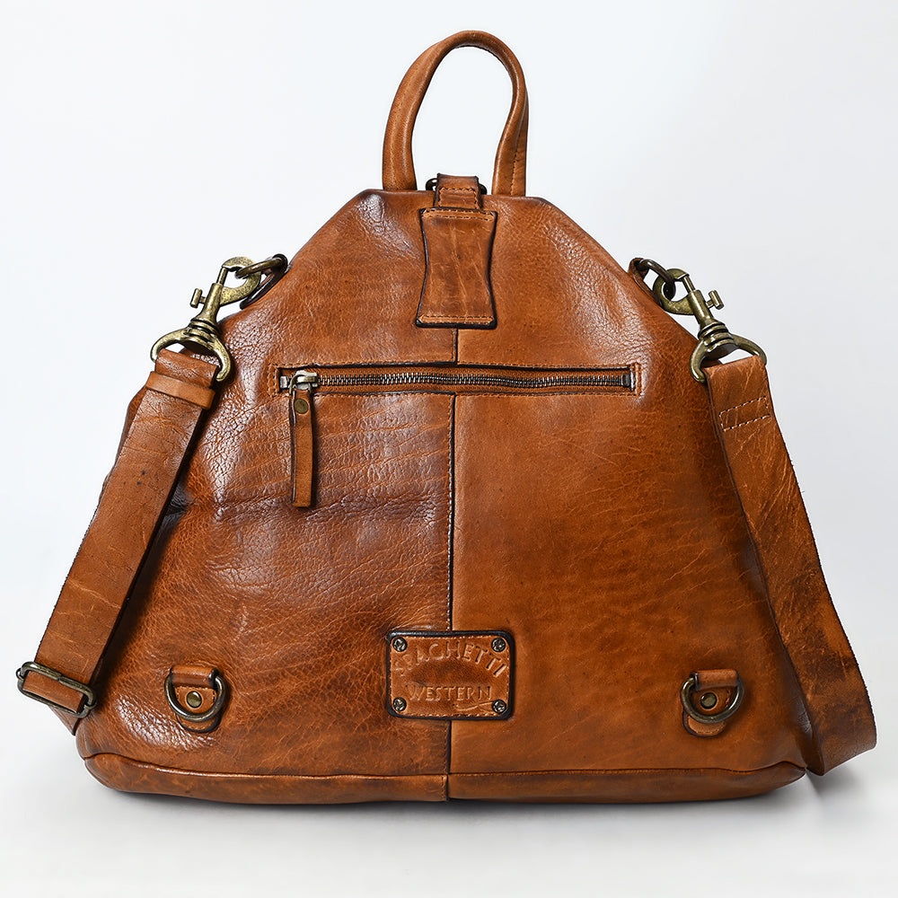 SWC194TAN Crossbody Genuine Leather women bag western Bag
