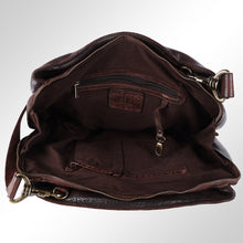 Load image into Gallery viewer, SWC131BRN Tote Genuine Leather women bag western Bag