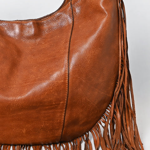 Signature Side-Fringe Hobo Bag