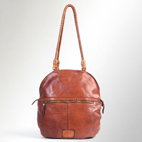 Modern Weave-Pattern Shoulder Bag