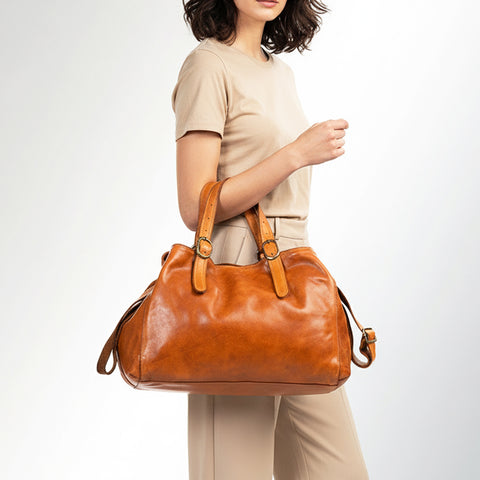Modern Slouch Structured Tote Bag
