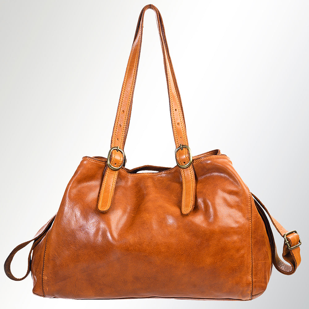 SWC132TAN Tote Genuine Leather women bag western Bag