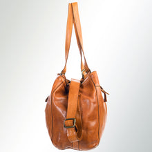 Load image into Gallery viewer, SWC132TAN Tote Genuine Leather women bag western Bag