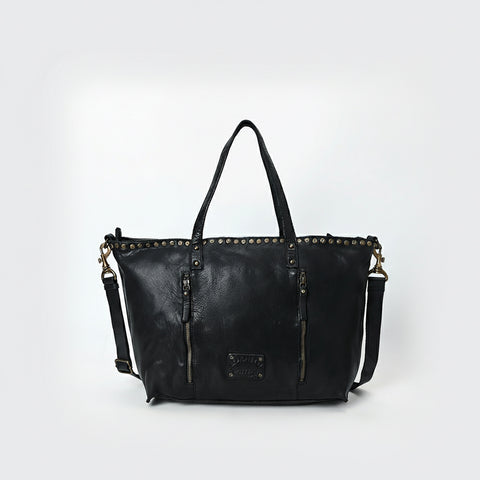 The Meridian Studded Carryall Tote Bag