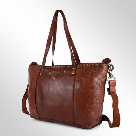 The Meridian Studded Carryall Tote Bag