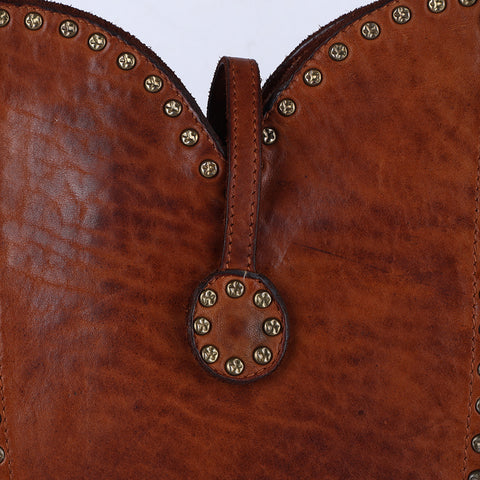 The Luxe Riveted Shoulder Bag