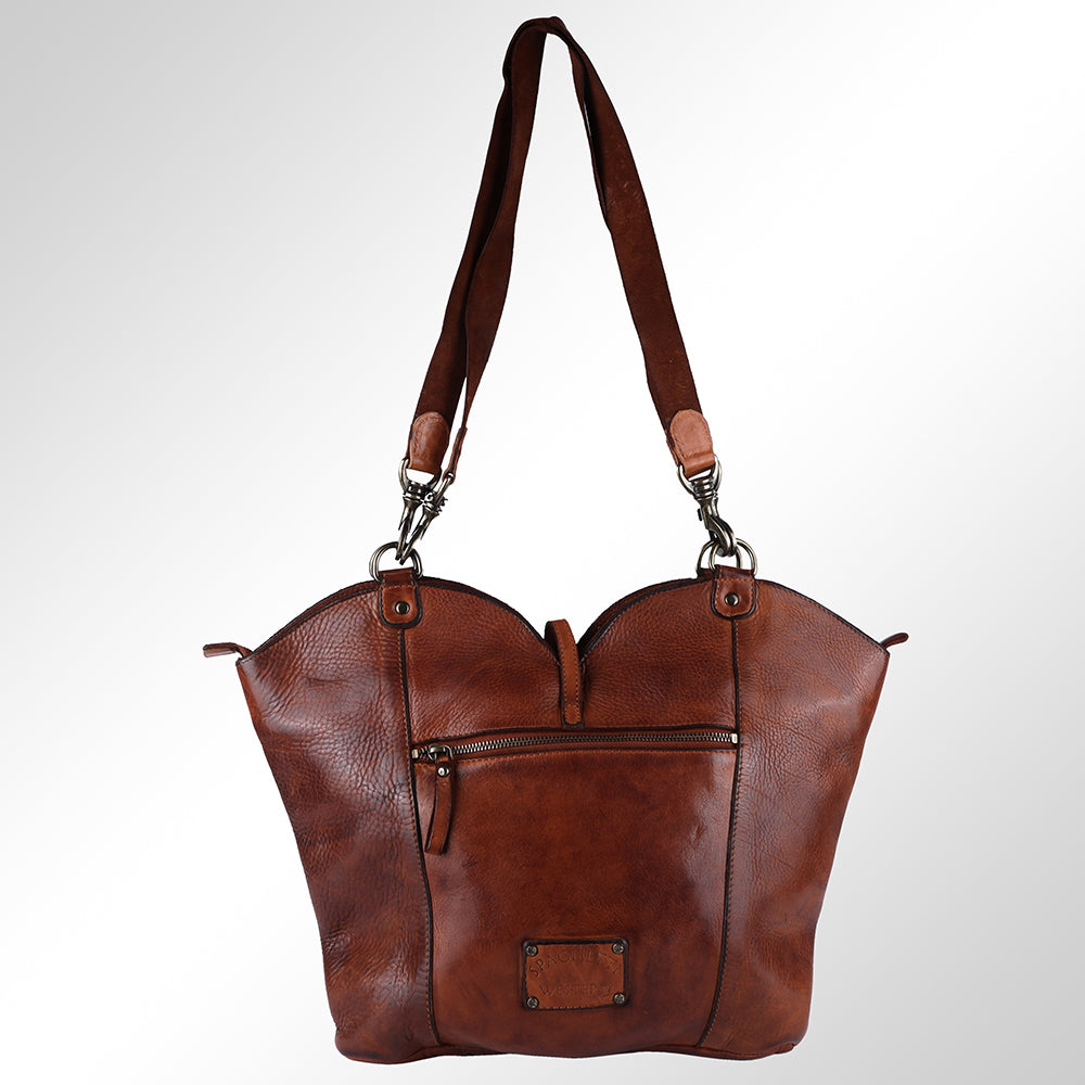 SWC136BTAN Hobo Genuine Leather women bag western Bag