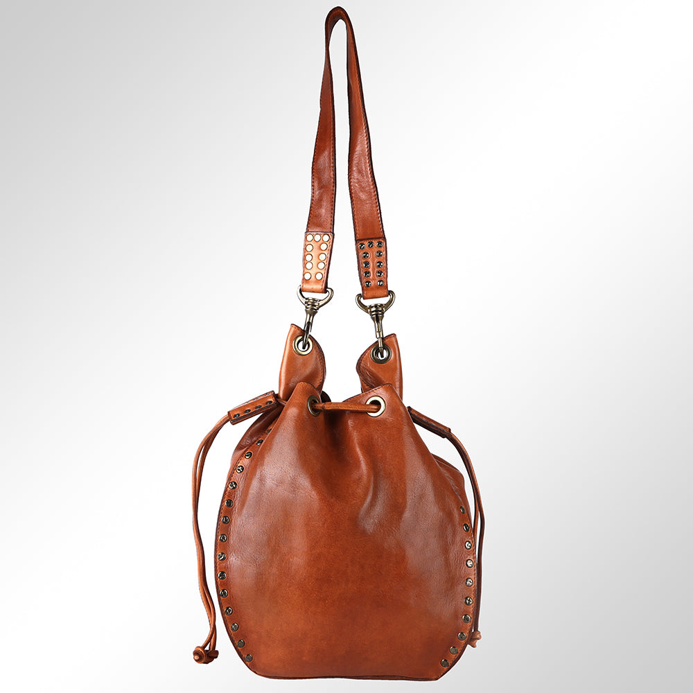 SWC137TAN Tote Genuine Leather women bag western Bag