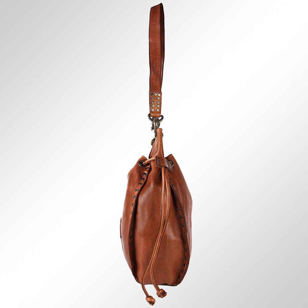 SWC137TAN Tote Genuine Leather women bag western Bag