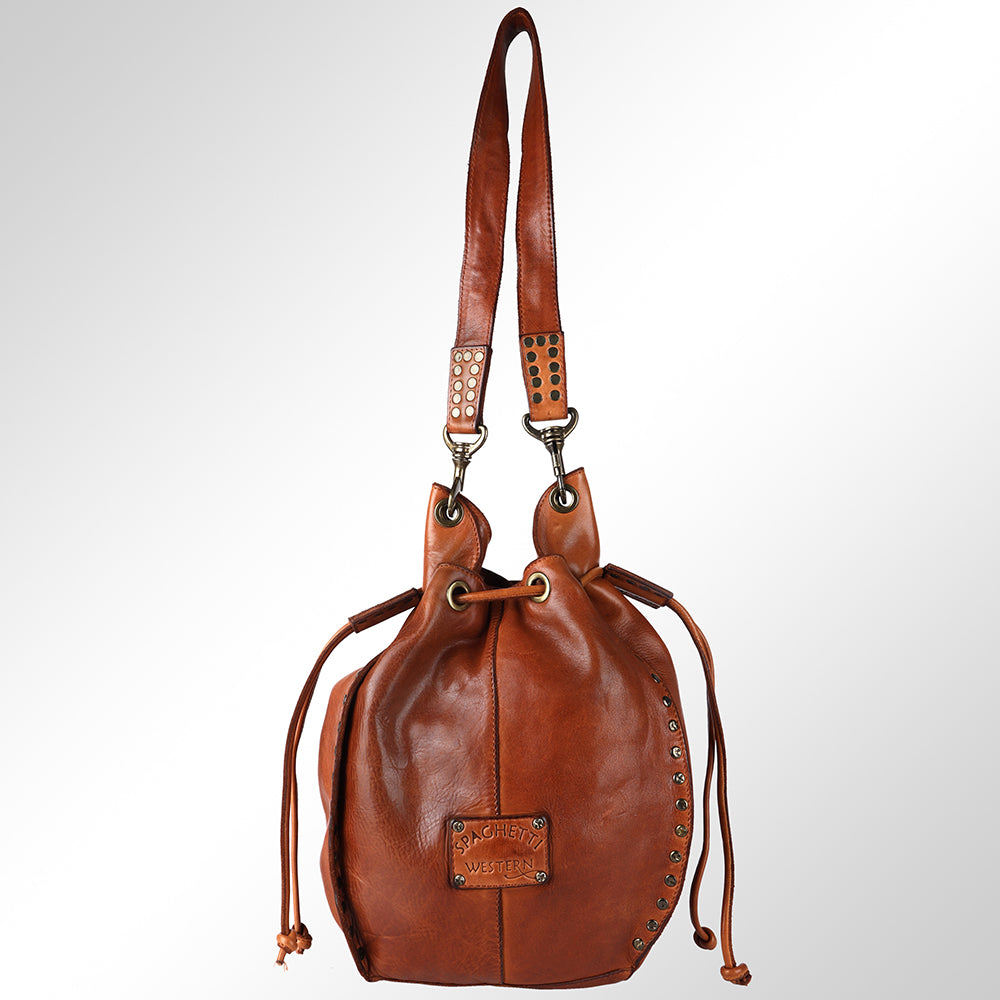 SWC137TAN Tote Genuine Leather women bag western Bag