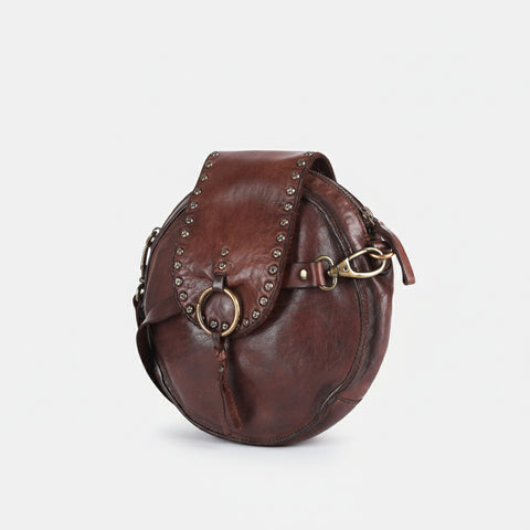 Sleek Leather Canteen Bag