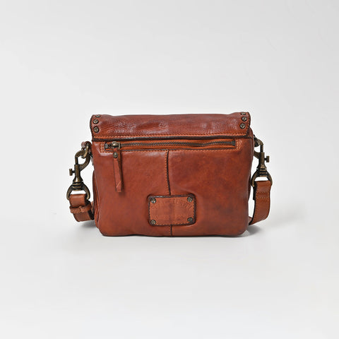 Studded Leather Crossbody Bag