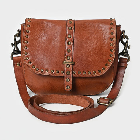 Antique Brass Shoulder Bag