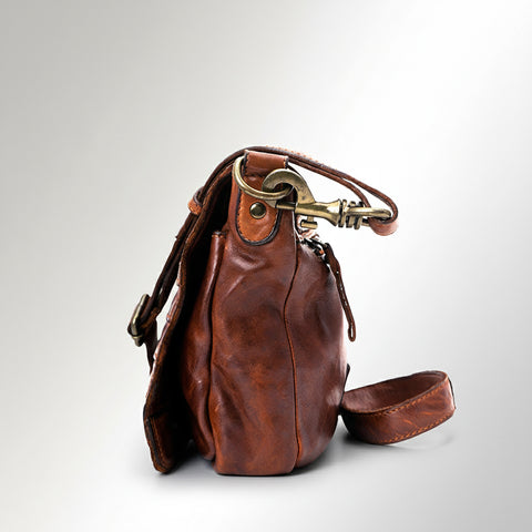 Sleek Rivet Crossbody Bag