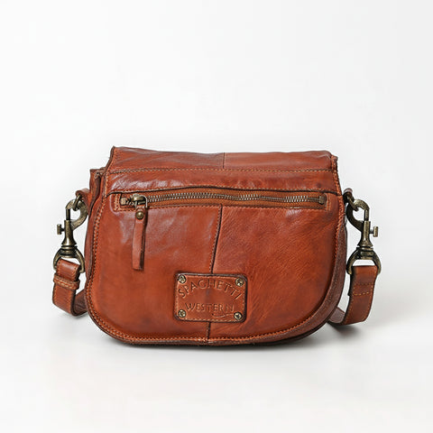 Studded Flap Cross Body Bag