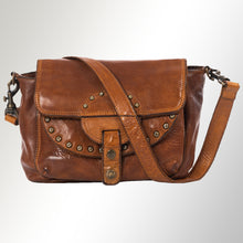 Load image into Gallery viewer, SWC162TAN Crossbody Genuine Leather women bag western Bag