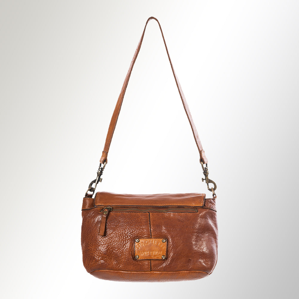 SWC162TAN Crossbody Genuine Leather women bag western Bag