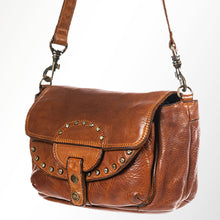 Load image into Gallery viewer, SWC162TAN Crossbody Genuine Leather women bag western Bag