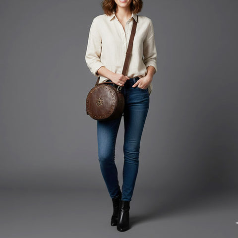 Studded Compact Canteen Bag