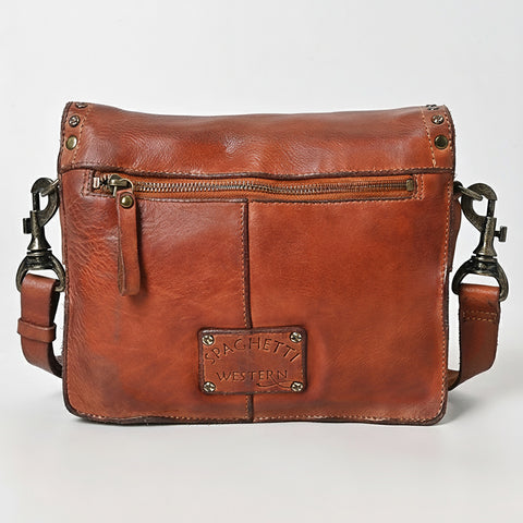 Studded Flap Western Crossbody