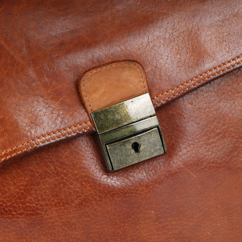 Compact Buckle Closure Briefcase