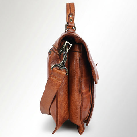 Compact Buckle Closure Briefcase