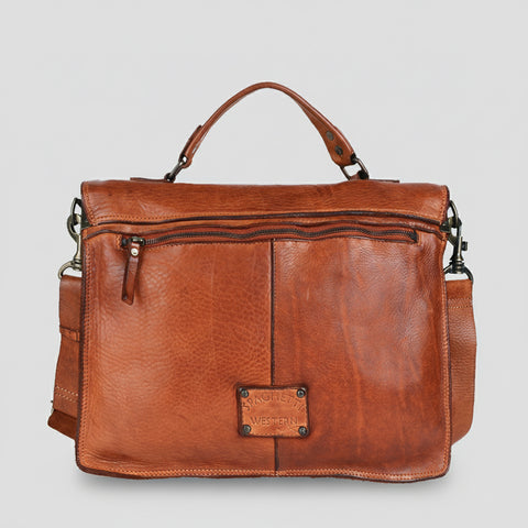 Compact Buckle Closure Briefcase