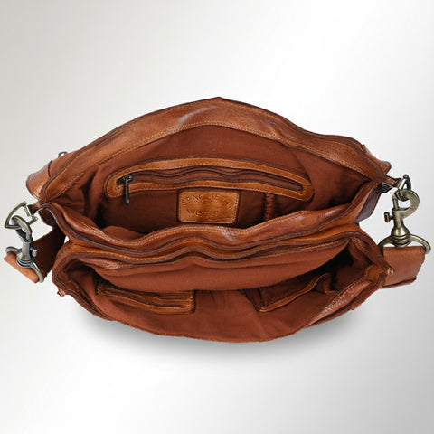 Compact Buckle Closure Briefcase