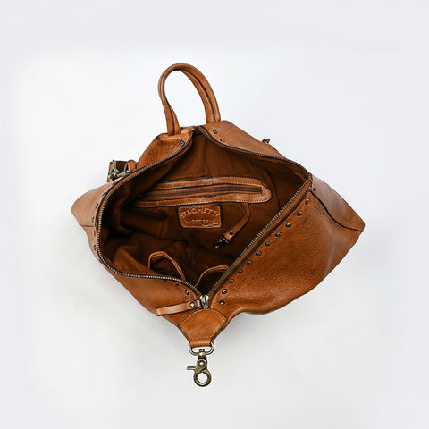 Fioranza - Leather Riveted Crossbody