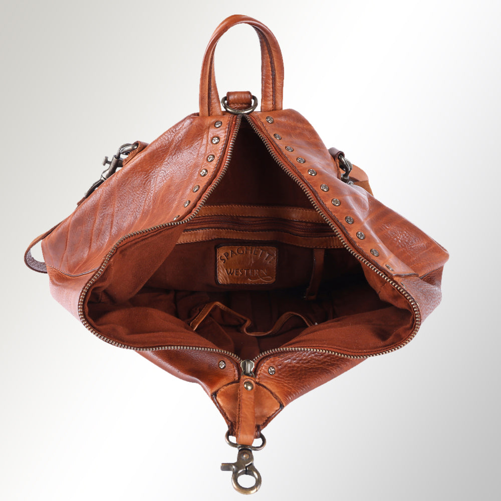 SWC194TAN Crossbody Genuine Leather women bag western Bag