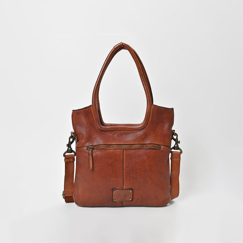 Bronzaro - Leather Studded Tote Bag