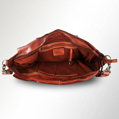 Caurina - Grain Leather Tote Bag