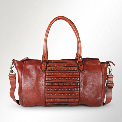 Caurina - Grain Leather Tote Bag