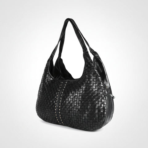 Venturo - Basket Weave Hobo Bag