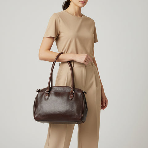Modern Structured Utility Tote Bag