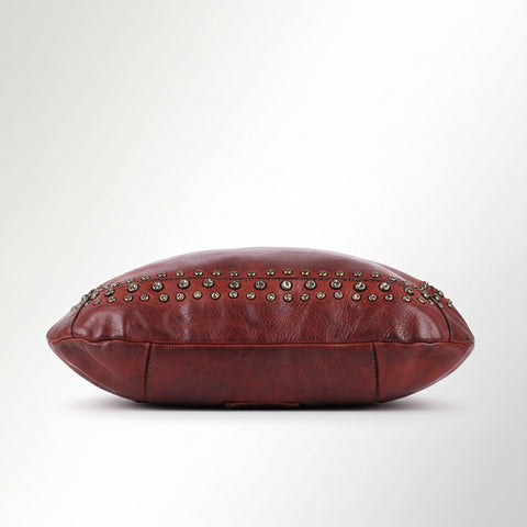 Signature Riveted Leather Hobo