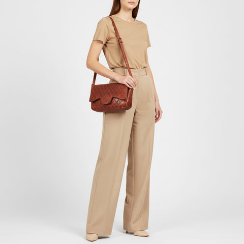 Sleek Structured Crossbody Bag