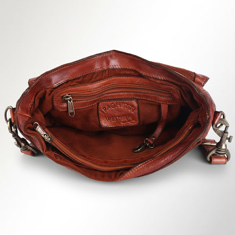 Sleek Structured Messenger Bag