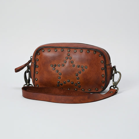 Small Black Star Crossbody