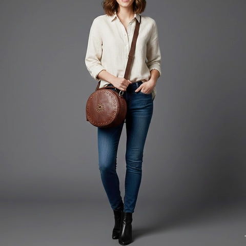 Studded Compact Canteen Bag