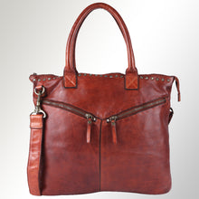 Load image into Gallery viewer, SWC179 Tote Genuine Leather women bag western Bag