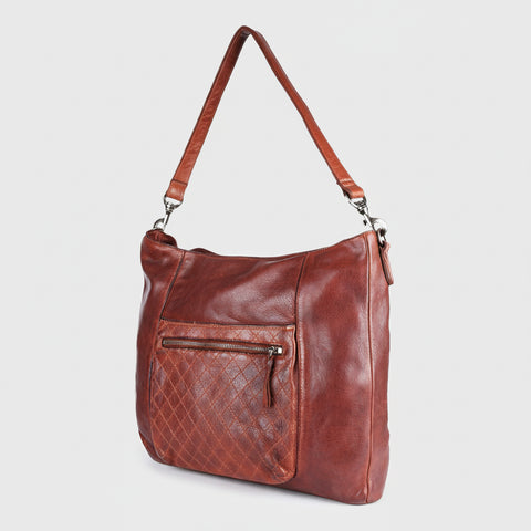 Fiorente - Full Grain Leather Hobo