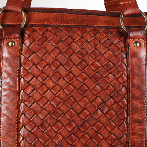 Valcora - Basket Weave Tote Bag