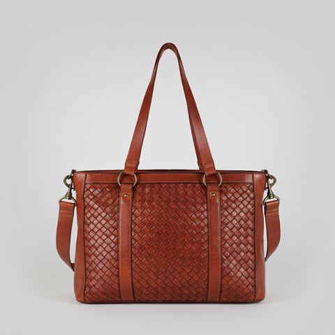 Valcora - Basket Weave Tote Bag