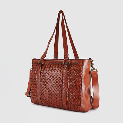 Valcora - Basket Weave Tote Bag