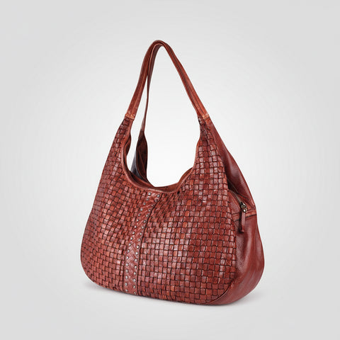 Venturo - Basket Weave Hobo Bag