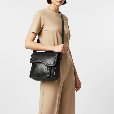 Valmonte - Riveted Messenger Bag