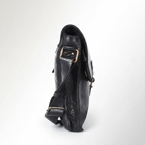 Valmonte - Riveted Messenger Bag