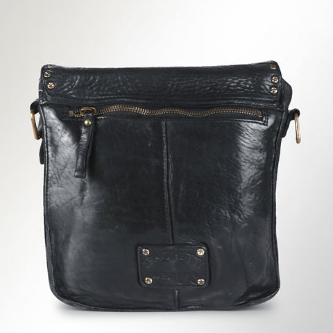 Valmonte - Riveted Messenger Bag