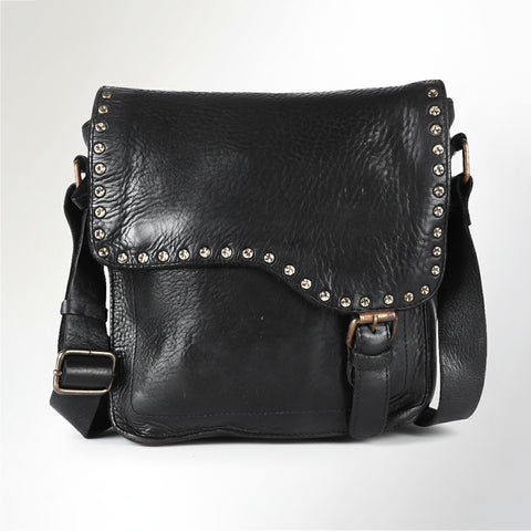 Valmonte - Riveted Messenger Bag